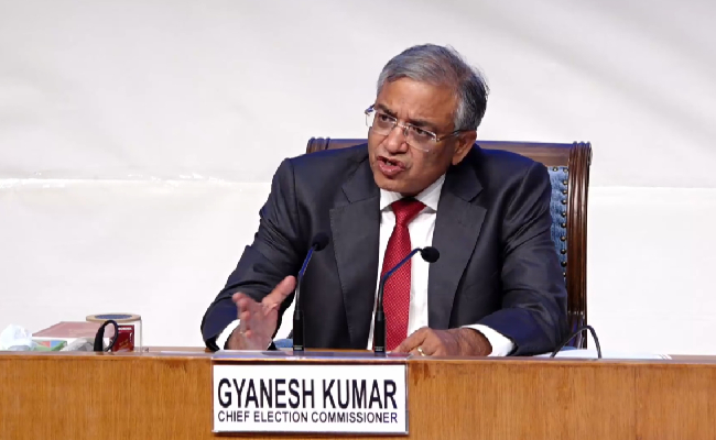 EC not afraid of false allegations of 'vote theft': Chief Election Commissioner Gyanesh Kumar